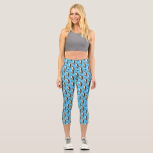 Leggings Capri Ilustracion de personalizado de aves águilas de Fi