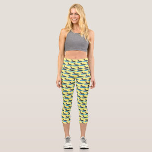 Leggings Capri Ilustracion de personalizado de aves de Loon