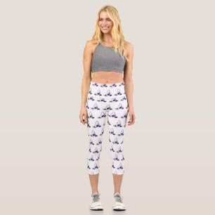 Leggings Capri Ilustracion de personalizado de escobas y mopas