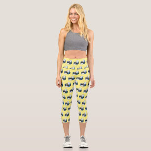 Leggings Capri Ilustracion de personalizado de impresora