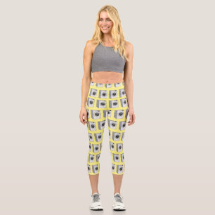Leggings Capri Ilustracion de personalizado de lavadora