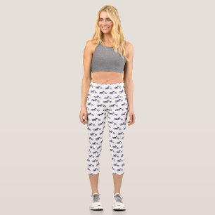 Leggings Capri Ilustracion de personalizado de motocicleta de hel
