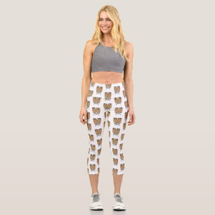 Leggings Capri Ilustracion personalizado Bongo drum
