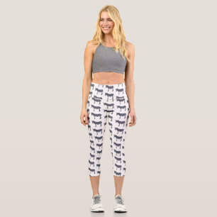 Leggings Capri Ilustracion personalizado de burro
