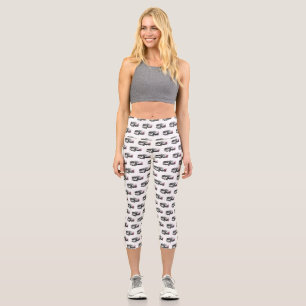 Leggings Capri Ilustracion personalizado de camión de basura