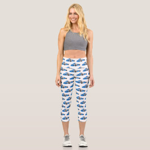 Leggings Capri Ilustracion personalizado de carreras de Kart