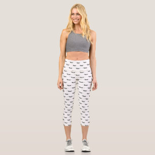 Leggings Capri Ilustracion personalizado de helicóptero del ejérc