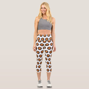 Leggings Capri Ilustracion personalizado de pollo asado