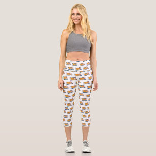 Leggings Capri Ilustracion personalizado de tempura gambas