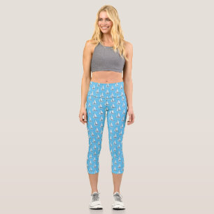 Leggings Capri Ilustracion personalizado de velero