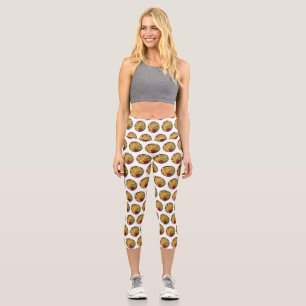 Leggings Capri Ilustracion personalizado Nachos