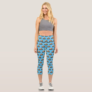Leggings Capri Ilustracion personalizado Sushi