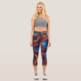 Leggings Capri impresión 3D