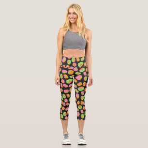 Leggings Capri Impresión alternativa de leopardo