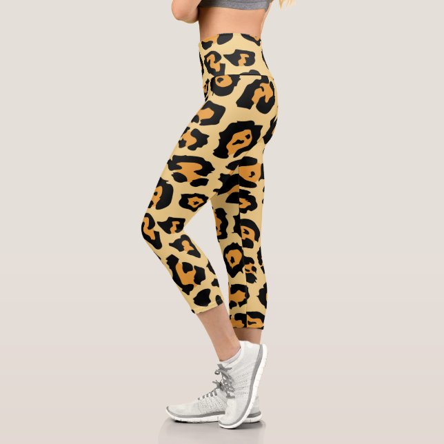 Leggings Capri Impresión Cute Leopard (Izquierda)