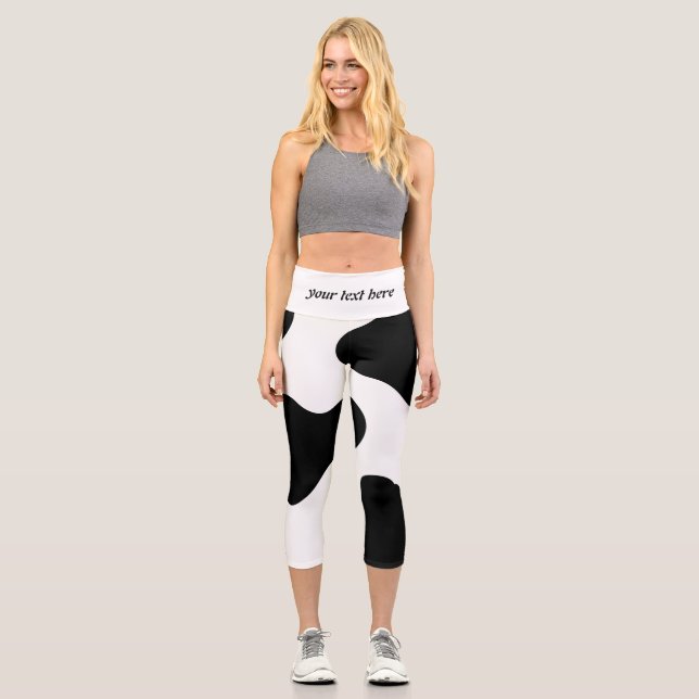 Leggings Capri Impresión de animales (Anverso)