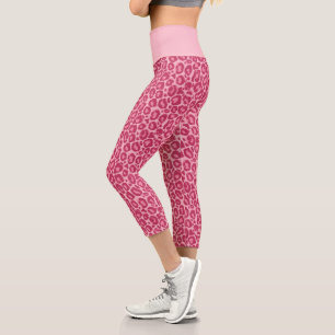 Leggings Capri Impresión de animales salvajes