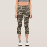 Leggings Capri Impresión de cámara, Personalizado de patrón de ca<br><div class="desc">Las leggings capri de alta calidad y confort presentan un estilo Camo marrón y verde.  Agregue texto personalizado,  monograma,  etc. para personalizar. Perfecto para hacer ejercicio,  salir o pasar la noche en la ciudad.</div>
