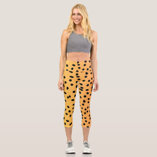 Leggings Capri Impresión moderna de chitas