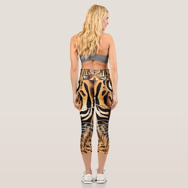 Leggings Capri Imprimir tigre (Reverso)