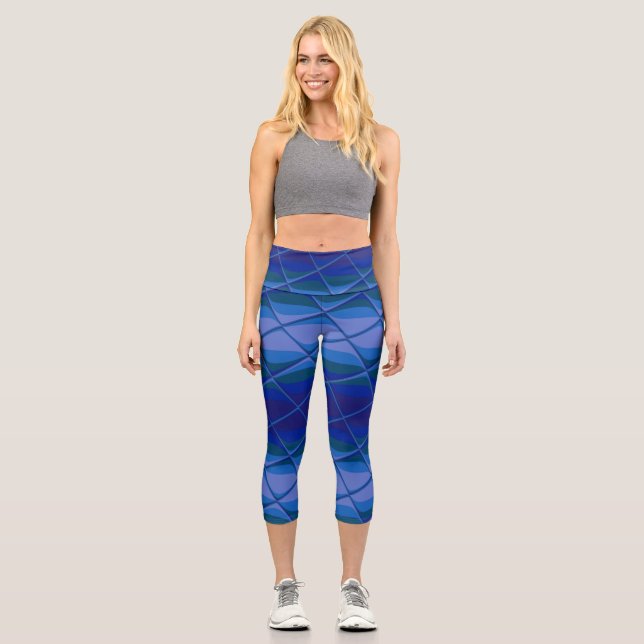 Leggings Capri indigo palette (Anverso)