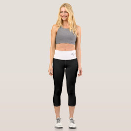 Leggings Capri Infinity Heart