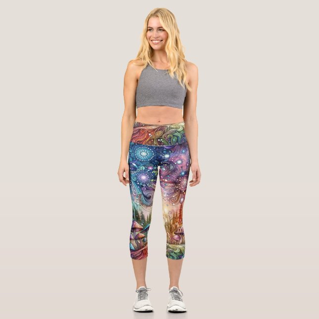 Leggings Capri Inky Shroom (Anverso)
