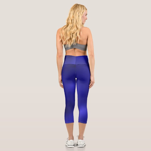 Leggings Capri Inspiración azul 21 de Kristalin Davis (Reverso)