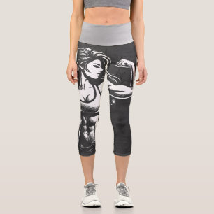 Leggings Capri Instructor de gimnasia moderna de entrenamiento de