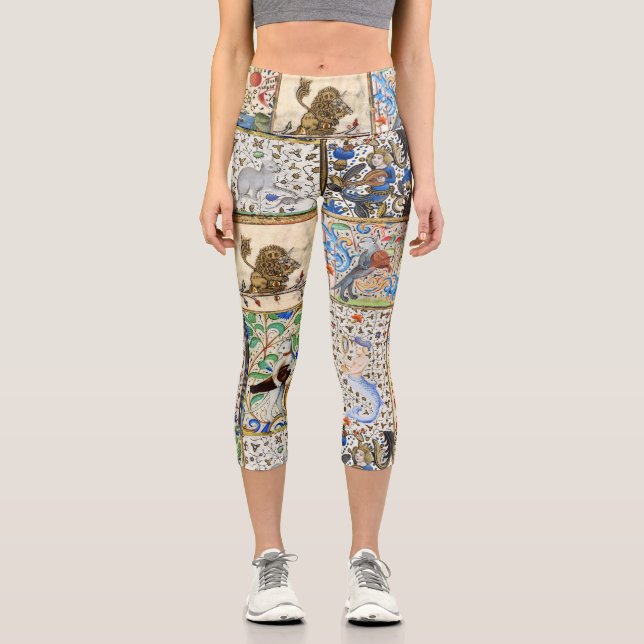 LEGGINGS CAPRI INSTRUMENTOS MUSICALES DE REPRODUCCIÓN MEDIEVAL BE (Anverso)