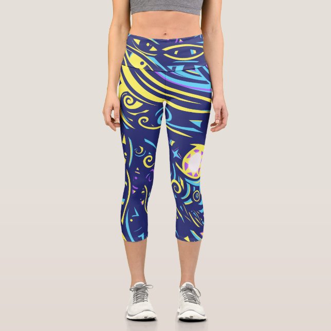 Leggings Capri Into the Vortex (Anverso)