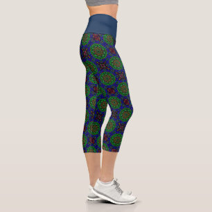 Leggings Capri Iris Azul
