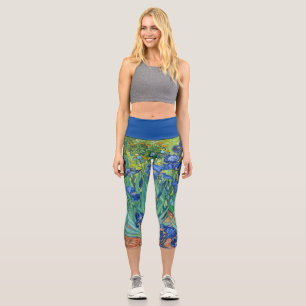 Leggings Capri Irises de Van Gogh
