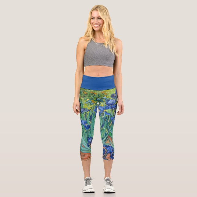 Leggings Capri Irises de Van Gogh   (Anverso)
