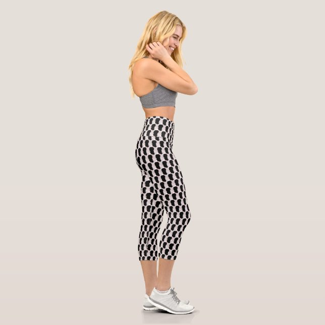 Leggings Capri Irresistible Crema De Hielo Fundido Ruptura Pierna (Derecha)