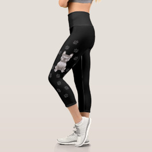 Leggings Capri Isabella Bulldog Francés / Frenchie Perro Lindo &