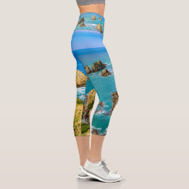 Leggings Capri Islas Nugget Point, Nueva Zelandia