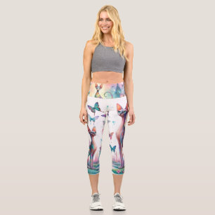 Leggings Capri Jardín mágico de Pastel Sphnyxs