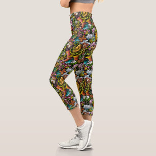 Leggings Capri Jardín Verde