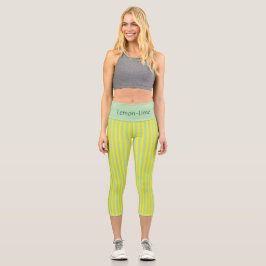 LEGGINGS CAPRI JEANIE DEE “LIMÓN-LIMÓN” - DE CINTURA ALTA PERSONA