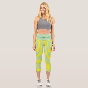 LEGGINGS CAPRI JEANIE DEE “LIMÓN-LIMÓN” - DE CINTURA ALTA PERSONA