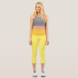 LEGGINGS CAPRI JEANIE DEE "LIMONADA" - CIÑE ALTA PERSONALIZADA