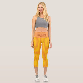 LEGGINGS CAPRI JEANIE DEE "TANGERINA" - DE CINTURA ALTA PERSONALI