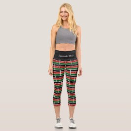 Leggings Capri Jeremías 29:11 | Patriótico | KENYA FLAG