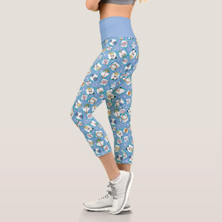 Leggings Capri Johnny Bravo Icon Pattern