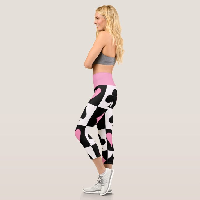 Leggings Capri Juego de cartas (Izquierda)