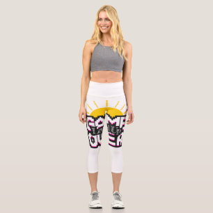 Leggings Capri Juego Terminado, Revive juegos retro con, sube de