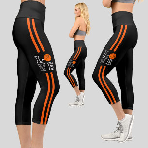 Leggings Capri Jugador de Baloncesto Hoops Chica Regalo de cumple