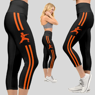 Leggings Capri Jugador de Taekwondo Karate Chica Regalo de cumple