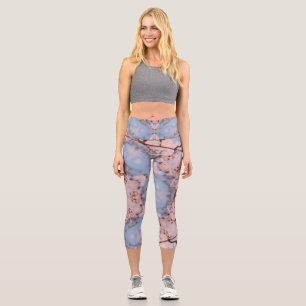 Leggings Capri Kaleidoscope azul y rosa helado